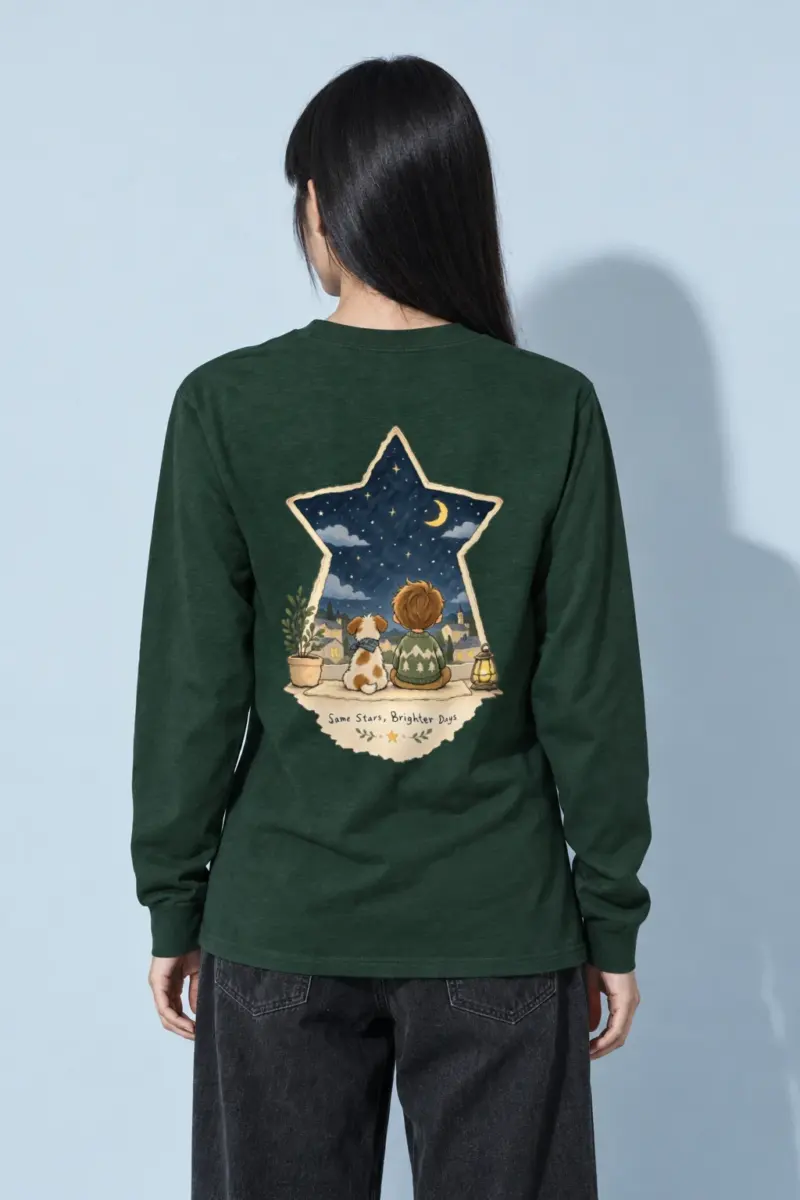 "Same Stars, Brighter Days" Unisex Longsleeve T-shirt