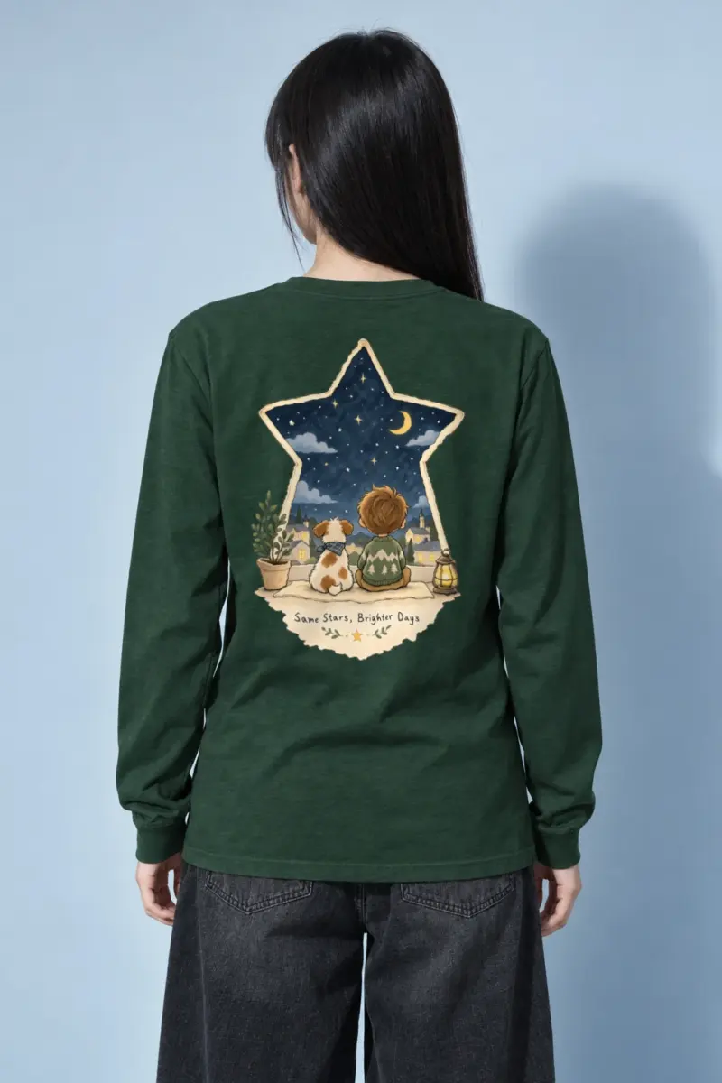 "Same Stars, Brighter Days" Unisex Longsleeve T-shirt | Gildan 2400