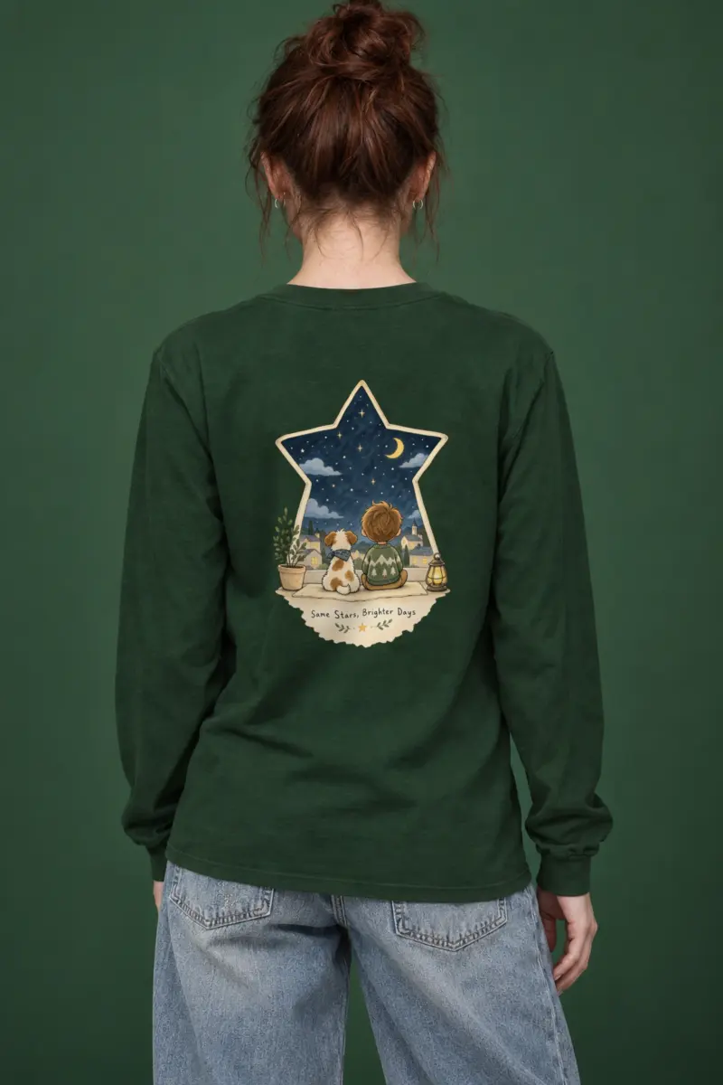 "Same Stars, Brighter Days" Unisex Longsleeve T-shirt