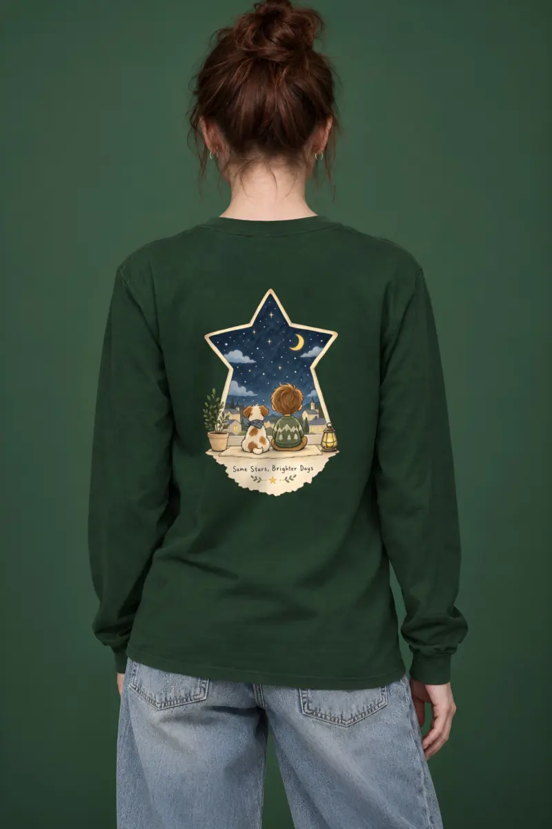 "Same Stars, Brighter Days" Unisex Longsleeve T-shirt