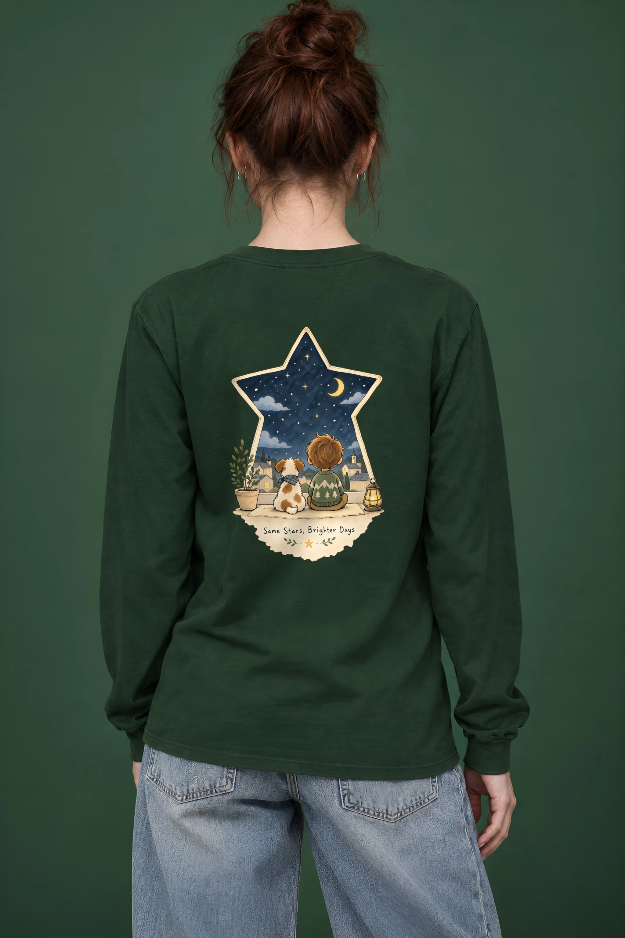 "Same Stars, Brighter Days" Unisex Longsleeve T-shirt