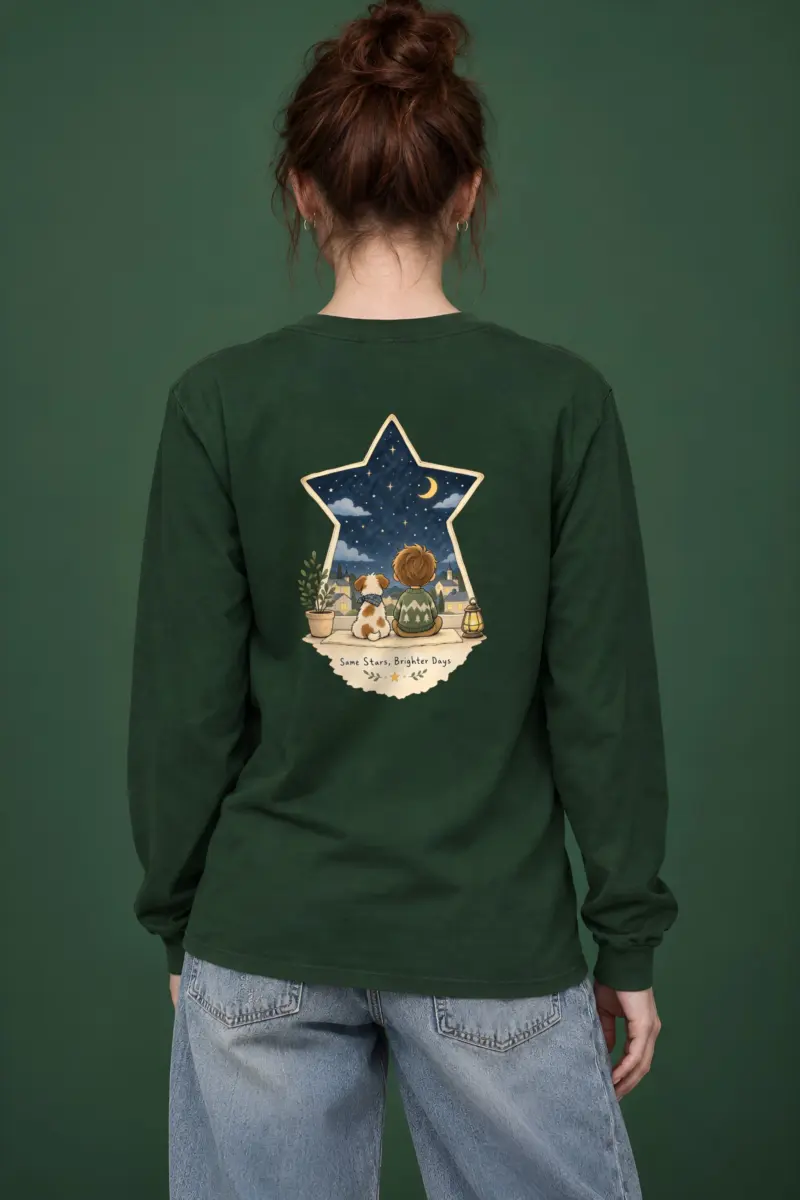 "Same Stars, Brighter Days" Unisex Longsleeve T-shirt
