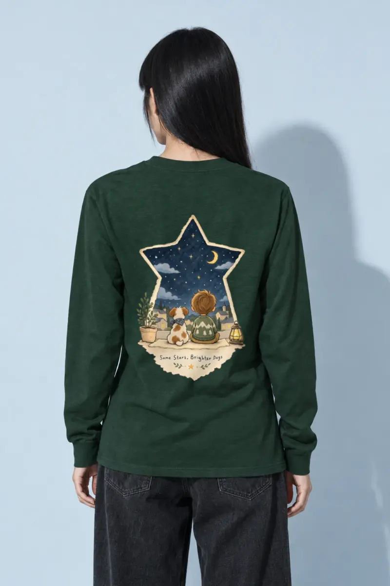 "Same Stars, Brighter Days" Unisex Longsleeve T-shirt