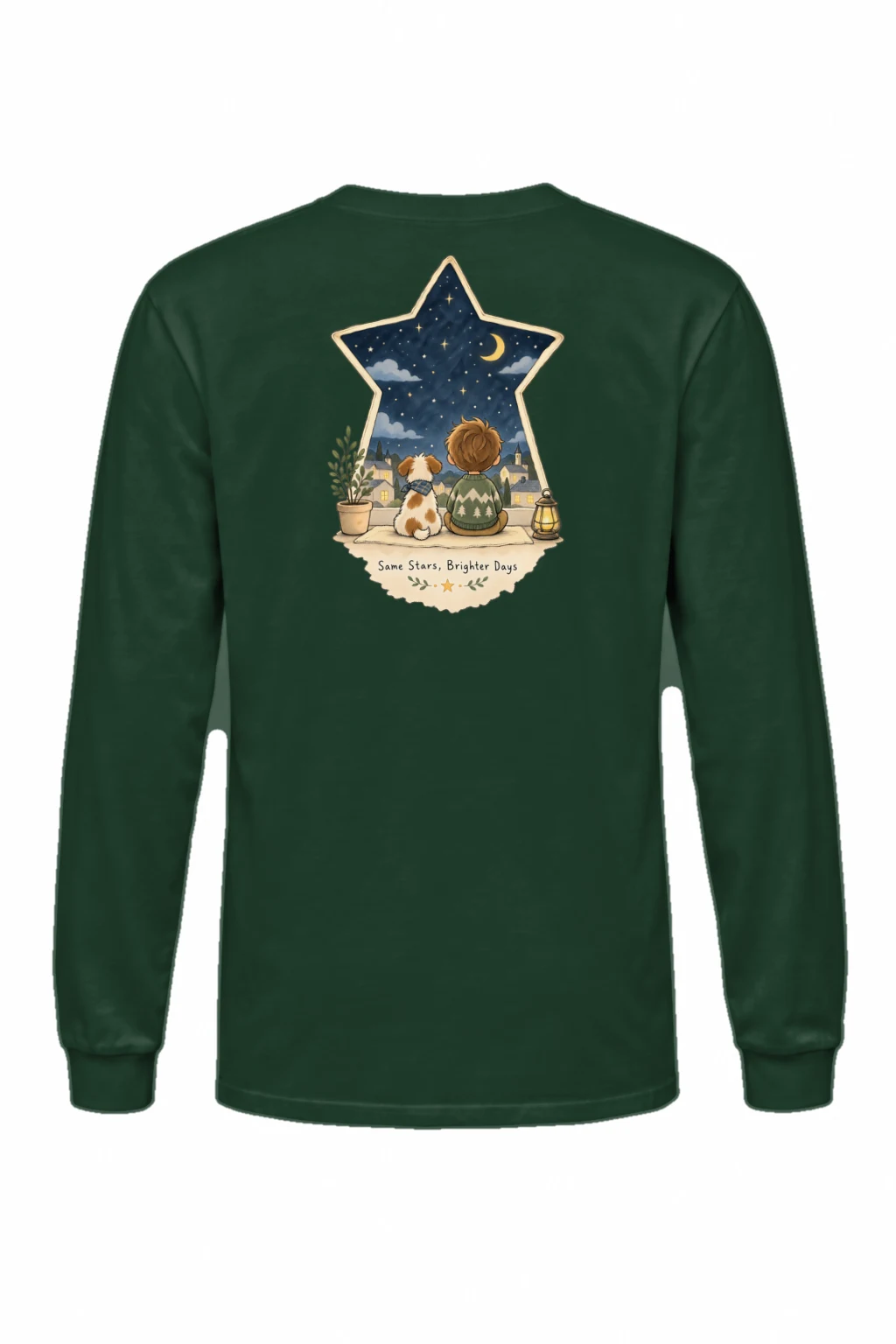 "Same Stars, Brighter Days" Unisex Longsleeve T-shirt | Gildan 2400