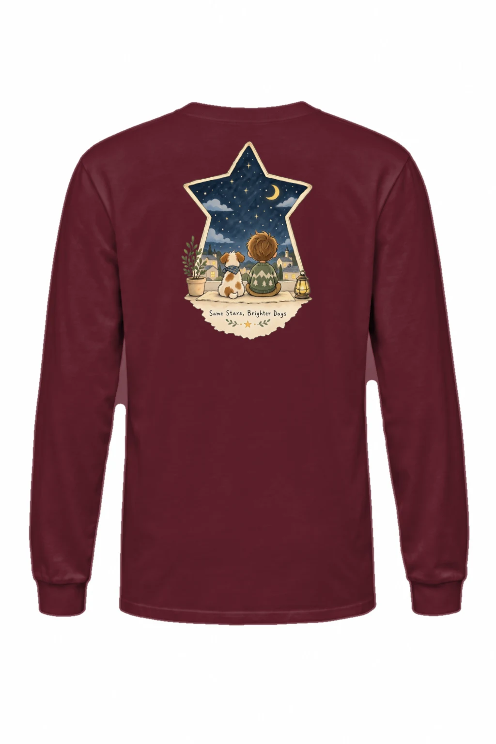 "Same Stars, Brighter Days" Unisex Longsleeve T-shirt | Gildan 2400