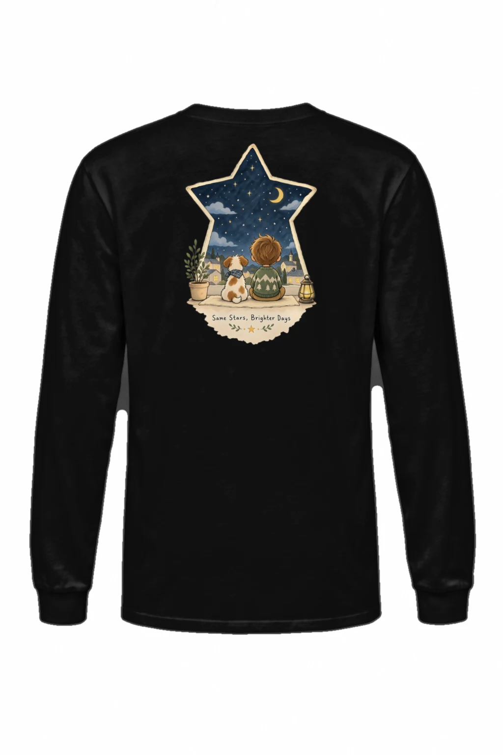 "Same Stars, Brighter Days" Unisex Longsleeve T-shirt | Gildan 2400