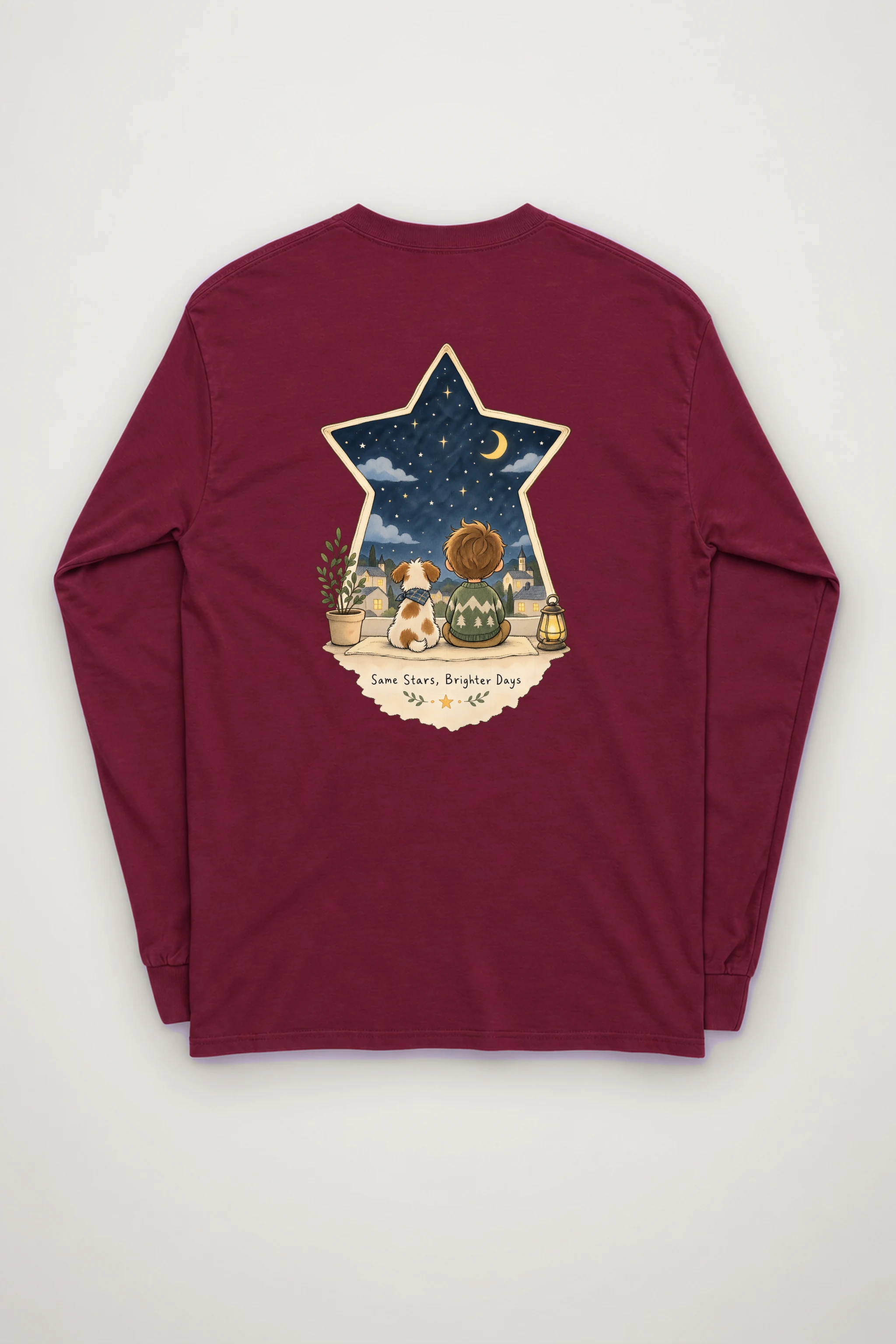 "Same Stars, Brighter Days" Unisex Longsleeve T-shirt