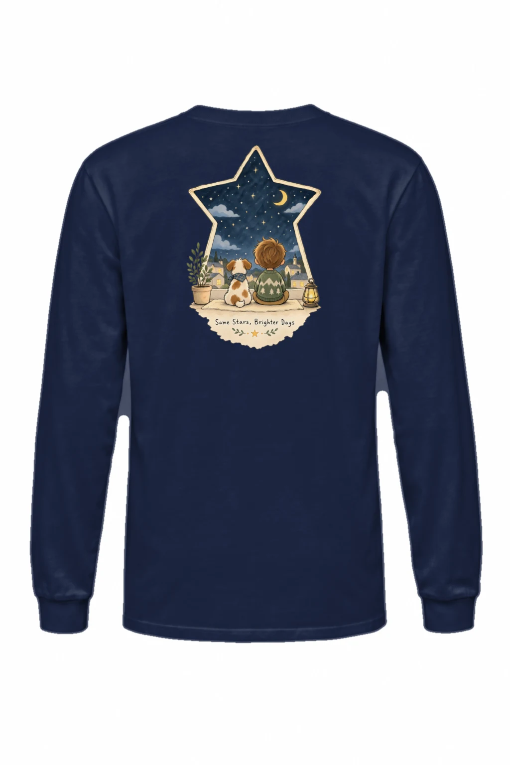 "Same Stars, Brighter Days" Unisex Longsleeve T-shirt | Gildan 2400