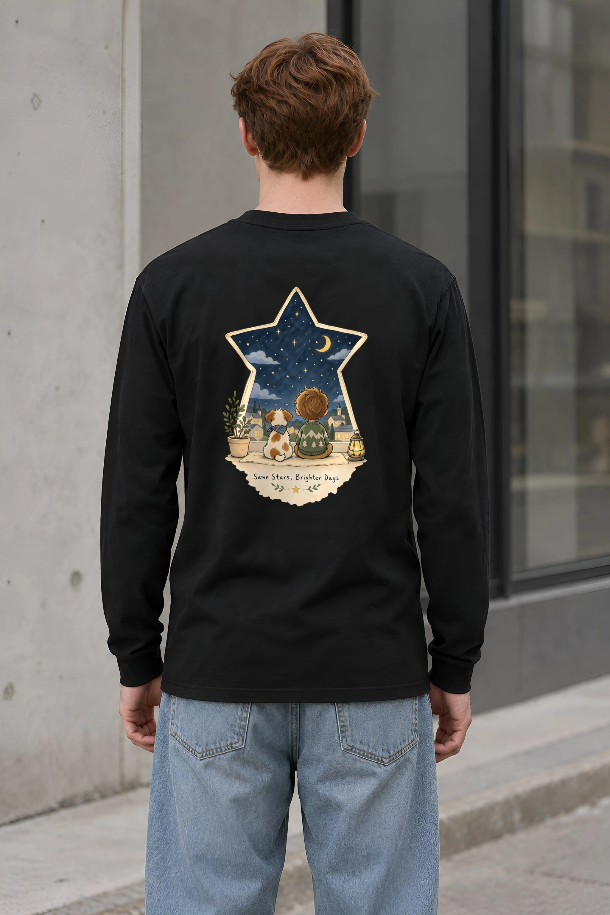 "Same Stars, Brighter Days" Unisex Longsleeve T-shirt