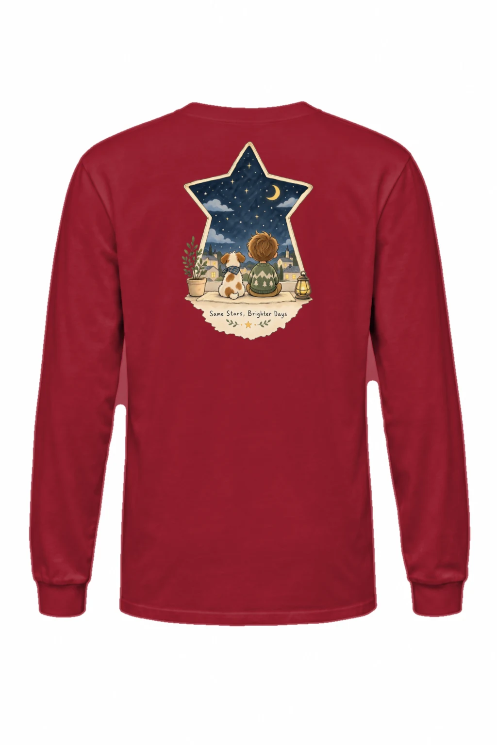 "Same Stars, Brighter Days" Unisex Longsleeve T-shirt | Gildan 2400