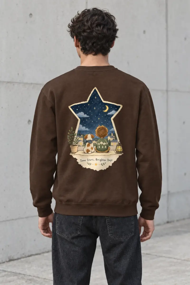 "Same Stars" Heavy Blend Unisex Crewneck Sweatshirt | Gildan 18000