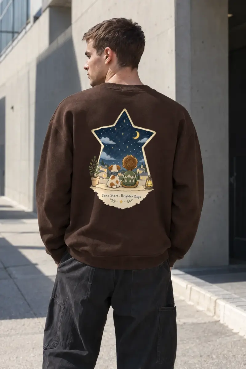 "Same Stars" Heavy Blend Unisex Crewneck Sweatshirt | Gildan 18000