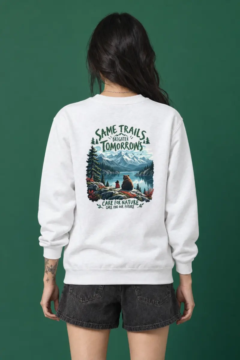 "Same Trails" Heavy Blend Unisex Crewneck Sweatshirt
