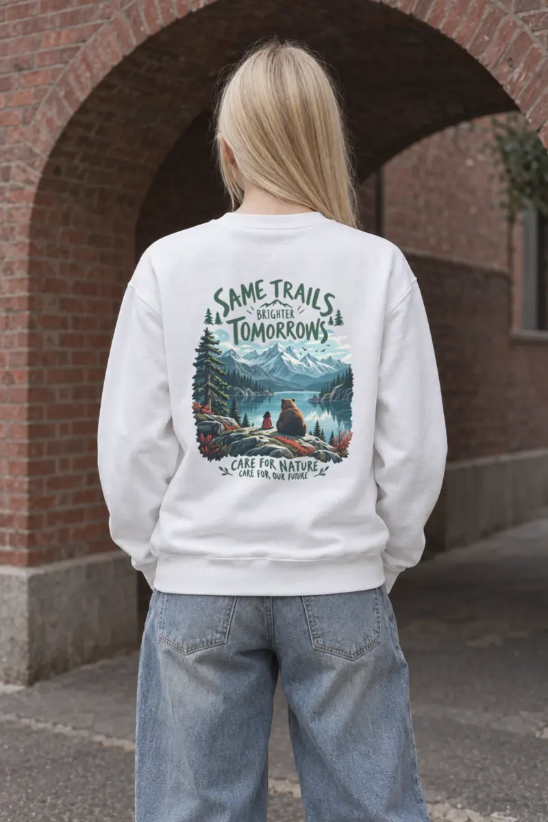 "Same Trails" Heavy Blend Unisex Crewneck Sweatshirt
