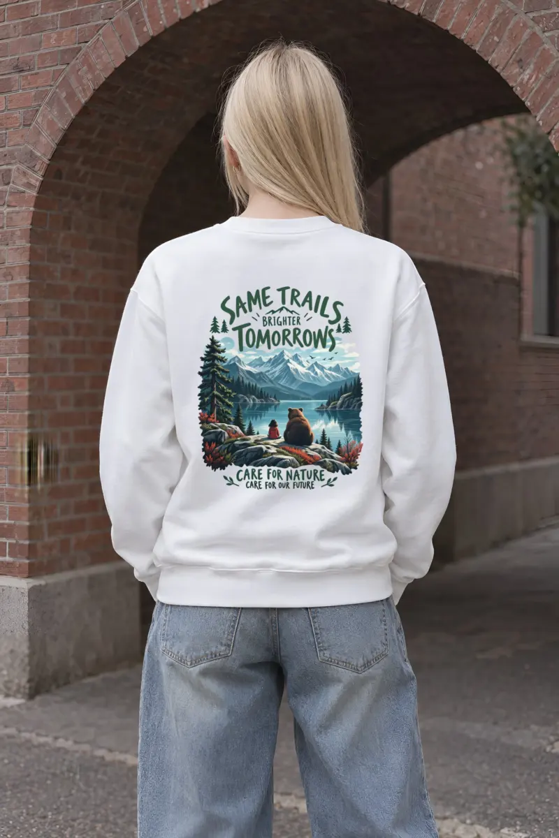 "Same Trails" Heavy Blend Unisex Crewneck Sweatshirt