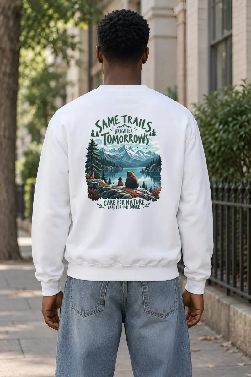 "Same Trails" Heavy Blend Unisex Crewneck Sweatshirt