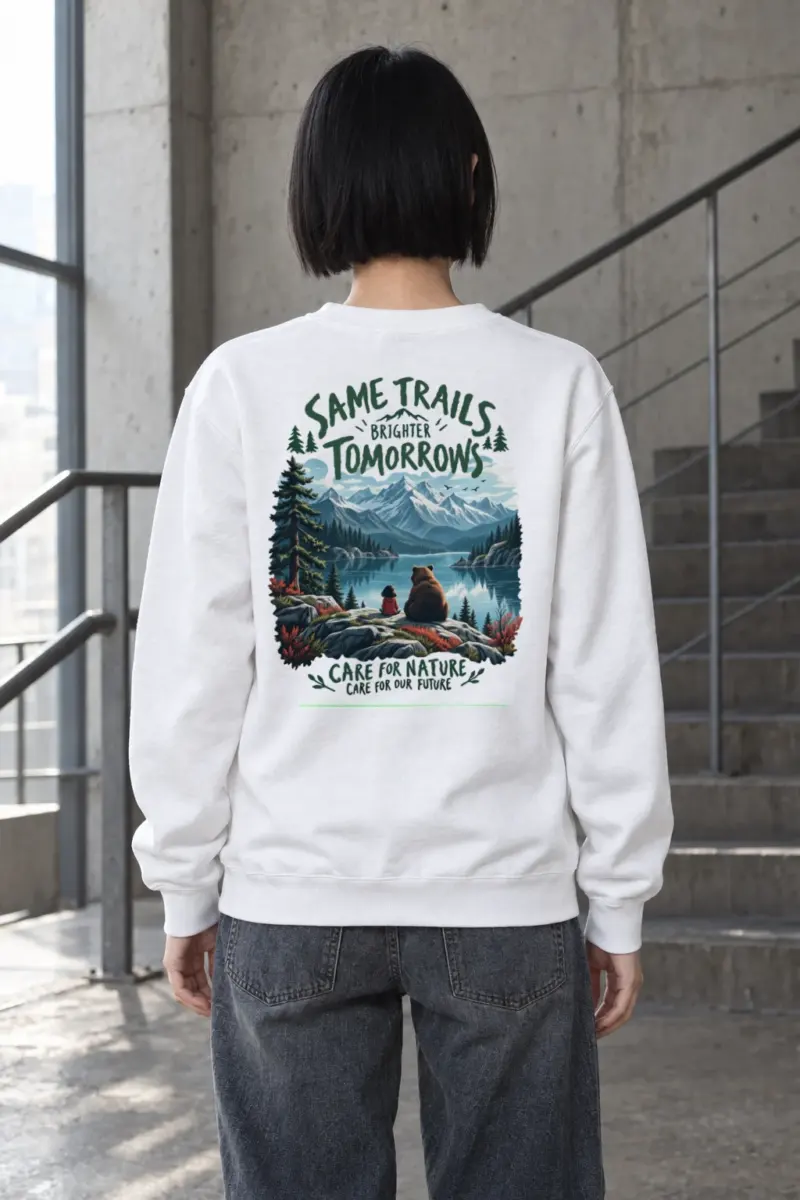 "Same Trails" Heavy Blend Unisex Crewneck Sweatshirt | Gildan 18000