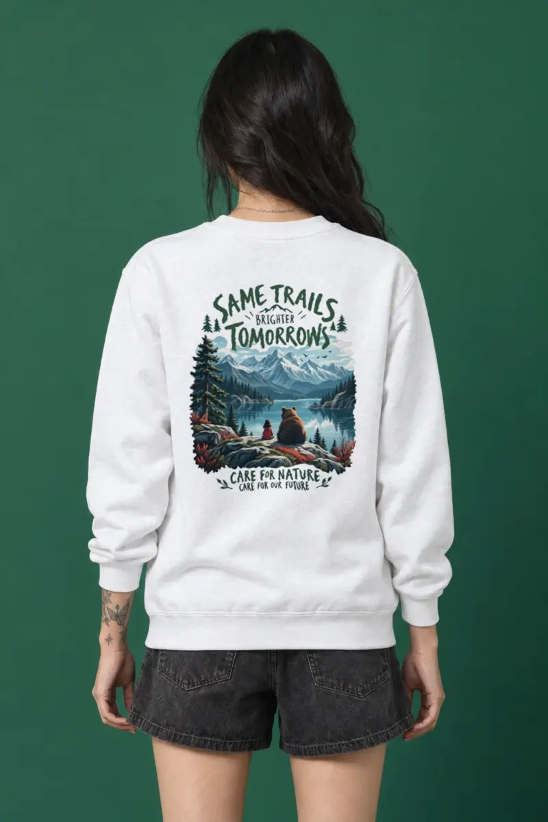 "Same Trails" Heavy Blend Unisex Crewneck Sweatshirt