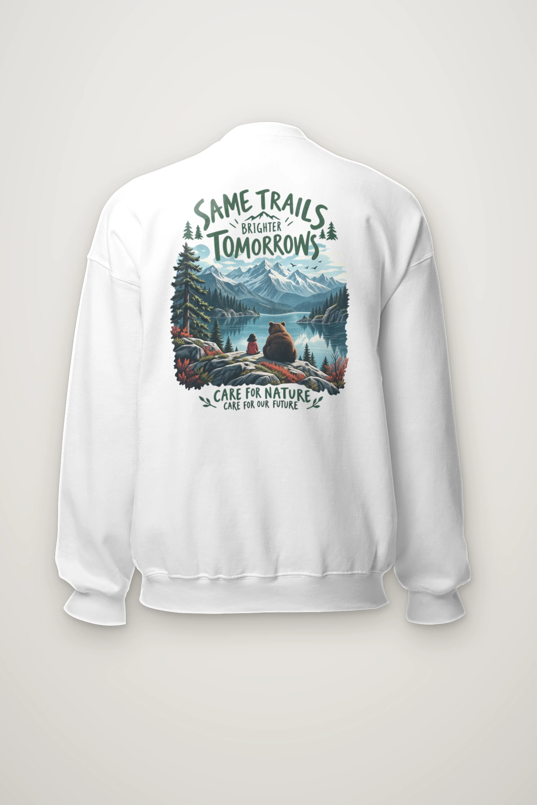 "Same Trails" Heavy Blend Unisex Crewneck Sweatshirt