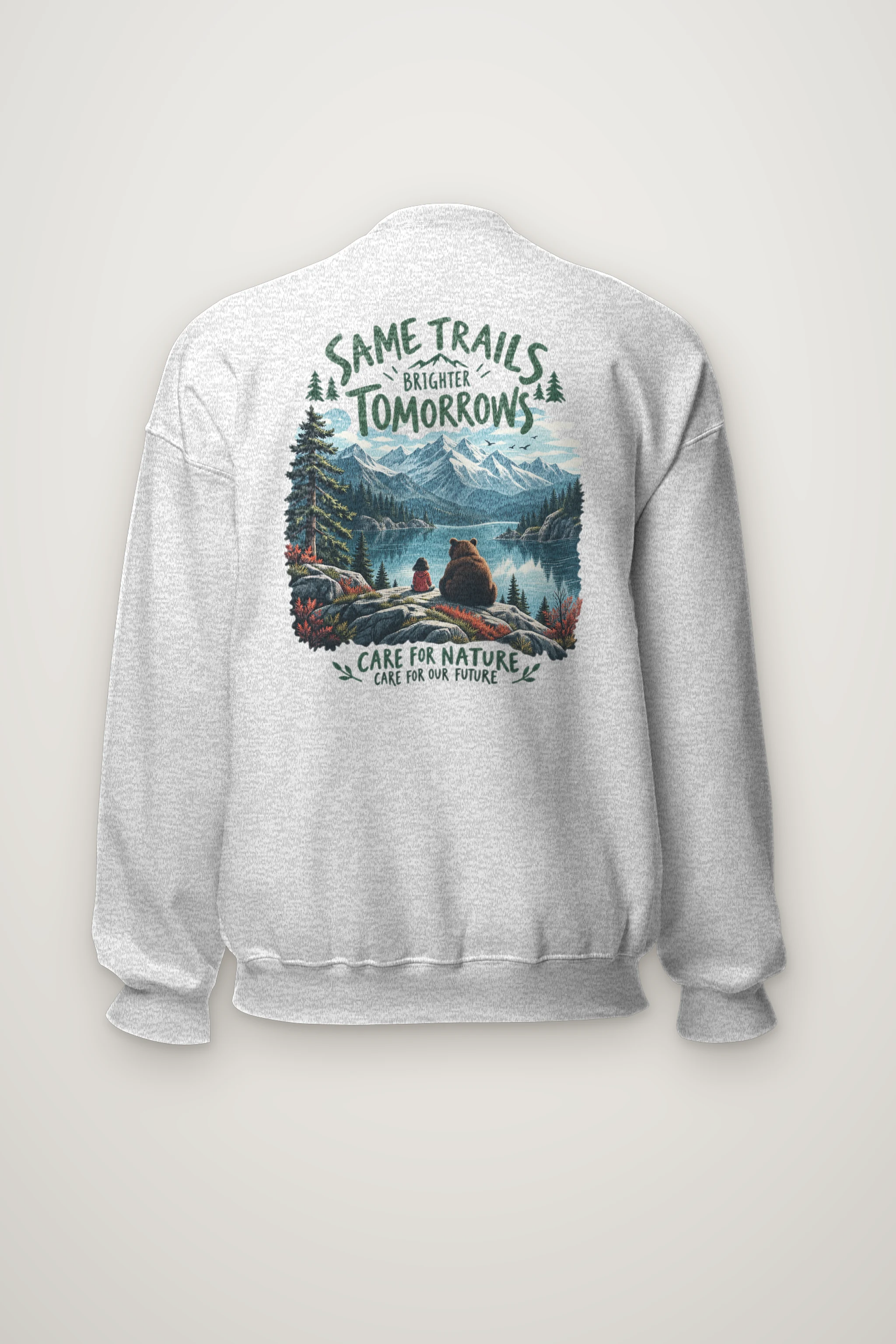 "Same Trails" Heavy Blend Unisex Crewneck Sweatshirt