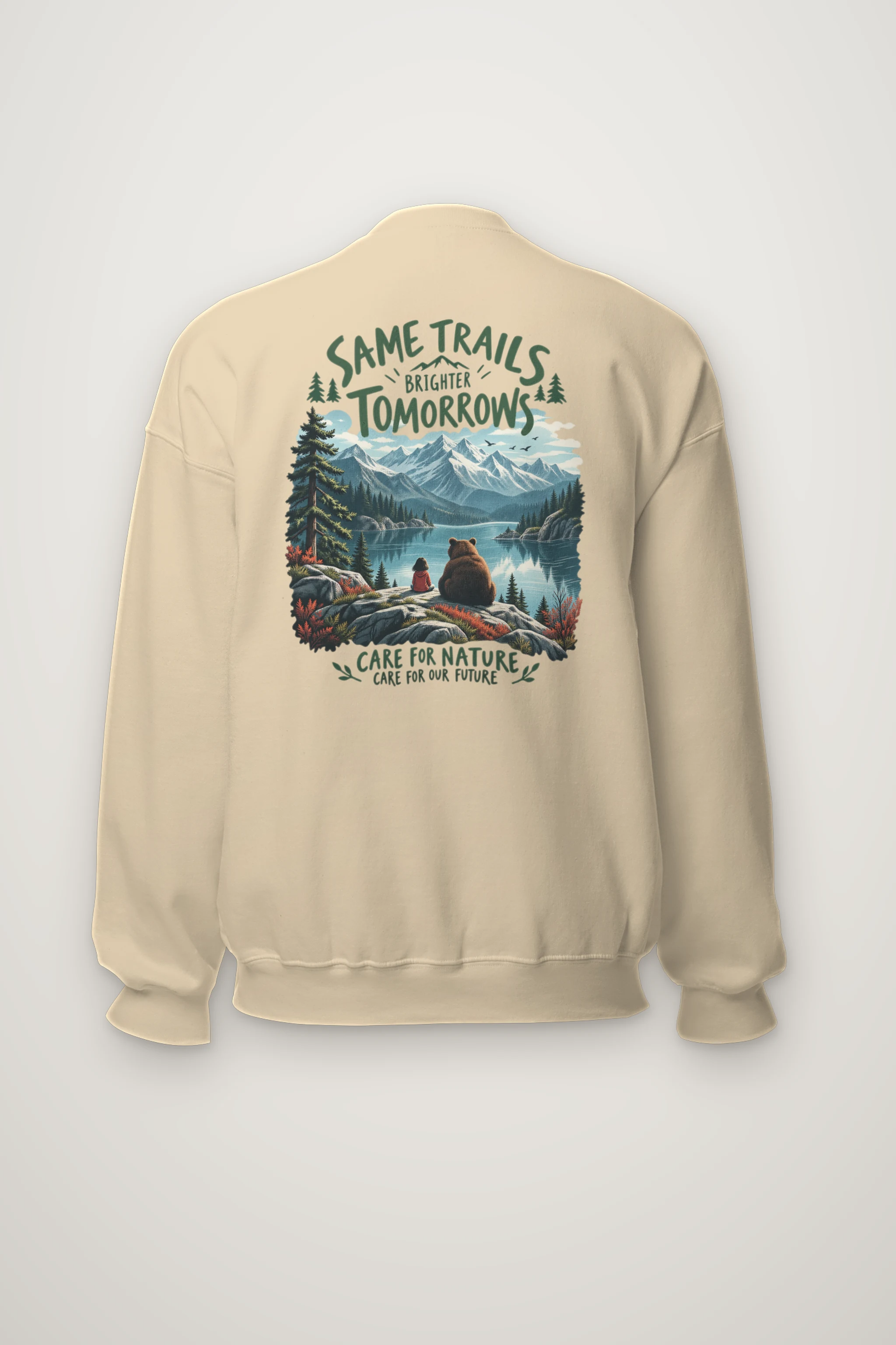 "Same Trails" Heavy Blend Unisex Crewneck Sweatshirt