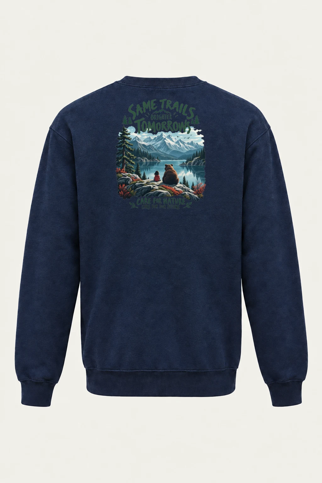 "Same Trails" Heavy Blend Unisex Crewneck Sweatshirt | Gildan 18000