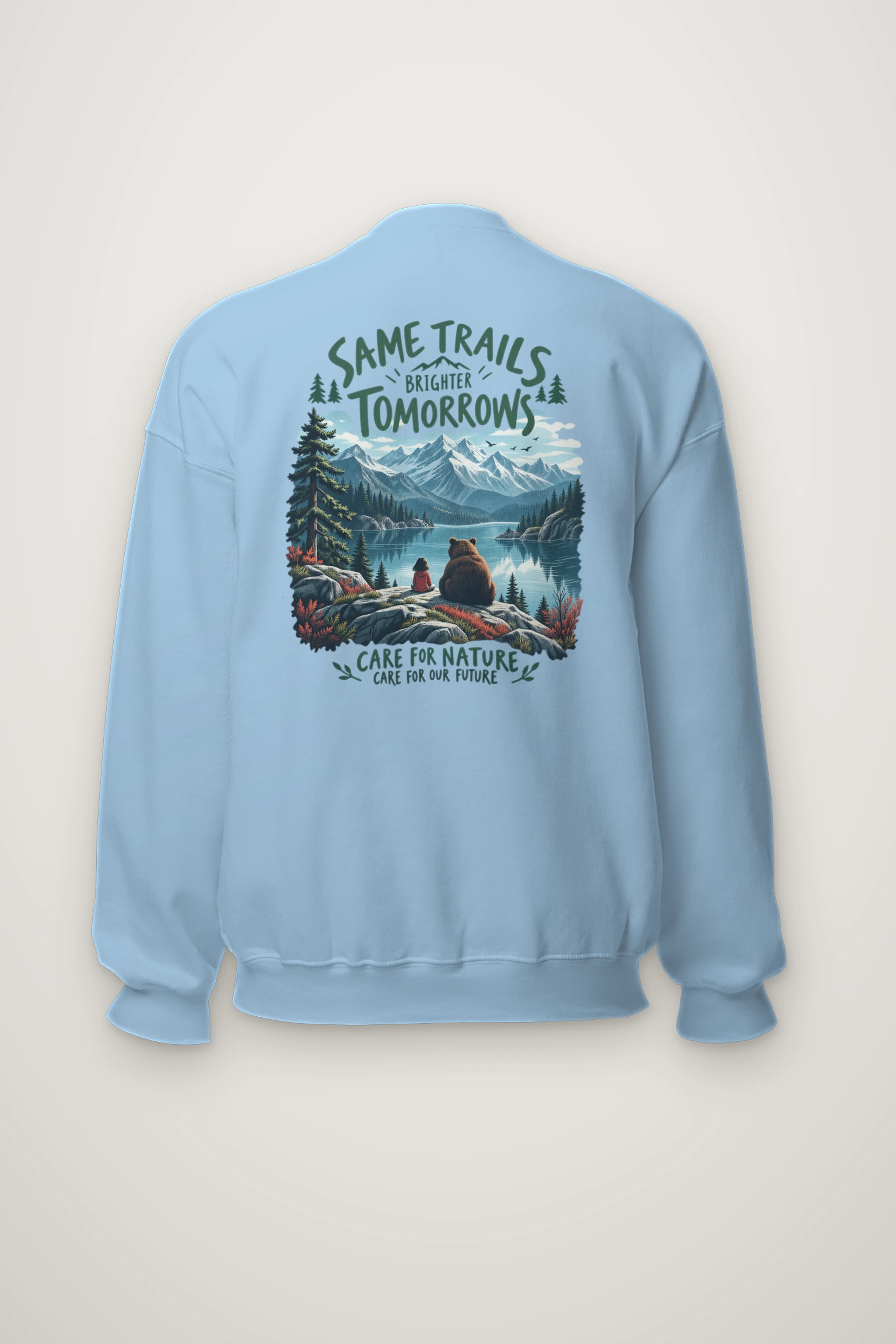 "Same Trails" Heavy Blend Unisex Crewneck Sweatshirt