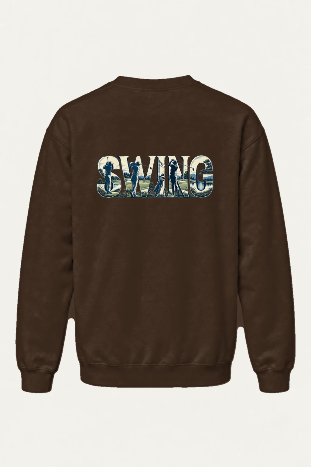 "Samng Golf Club" Heavy Blend Unisex Crewneck Sweatshirt | Gildan 18000