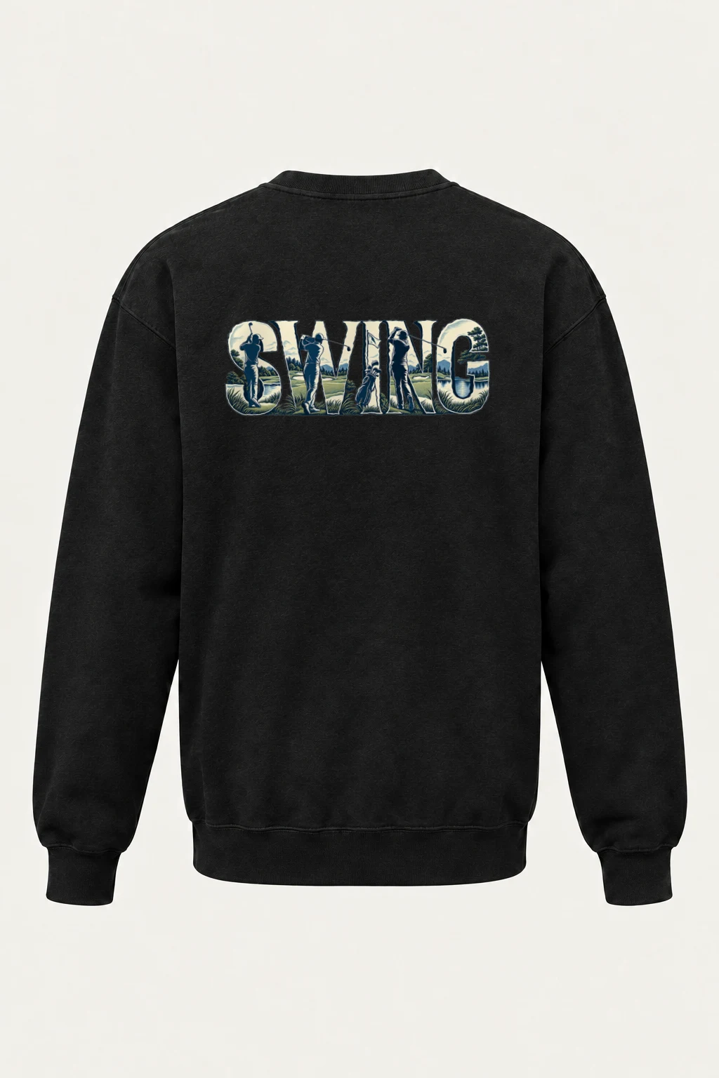 "Samng Golf Club" Heavy Blend Unisex Crewneck Sweatshirt | Gildan 18000