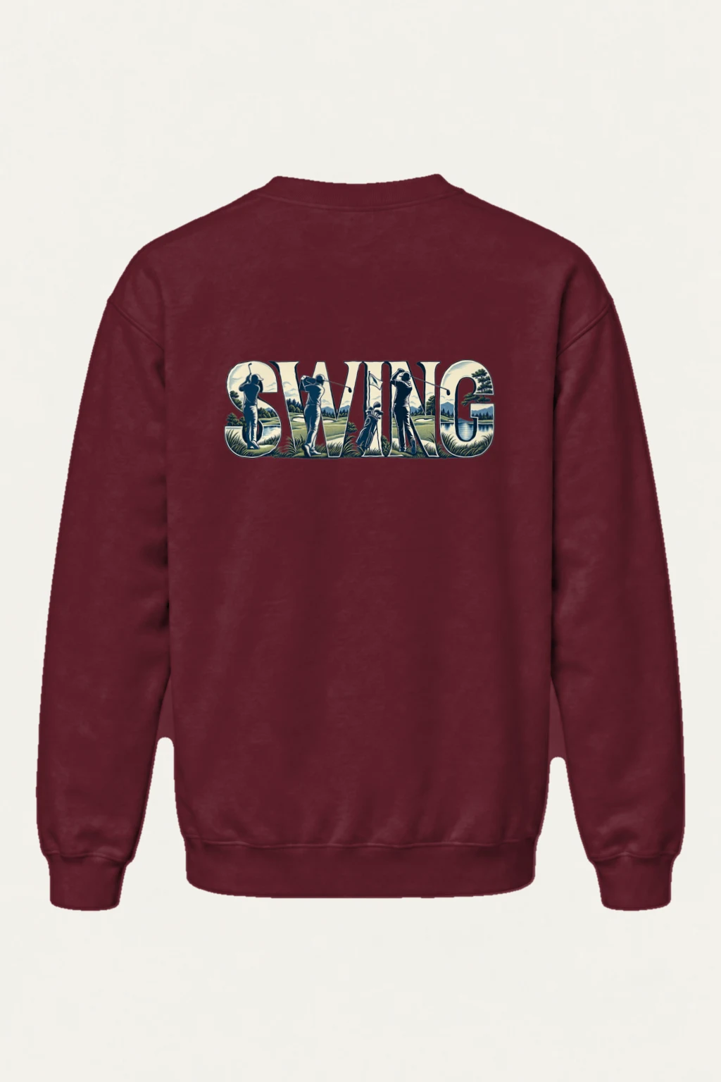 "Samng Golf Club" Heavy Blend Unisex Crewneck Sweatshirt | Gildan 18000