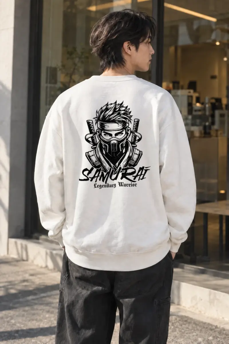 “Samurai Warrior” Heavy Blend Unisex Crewneck Sweatshirt | Gildan 18000