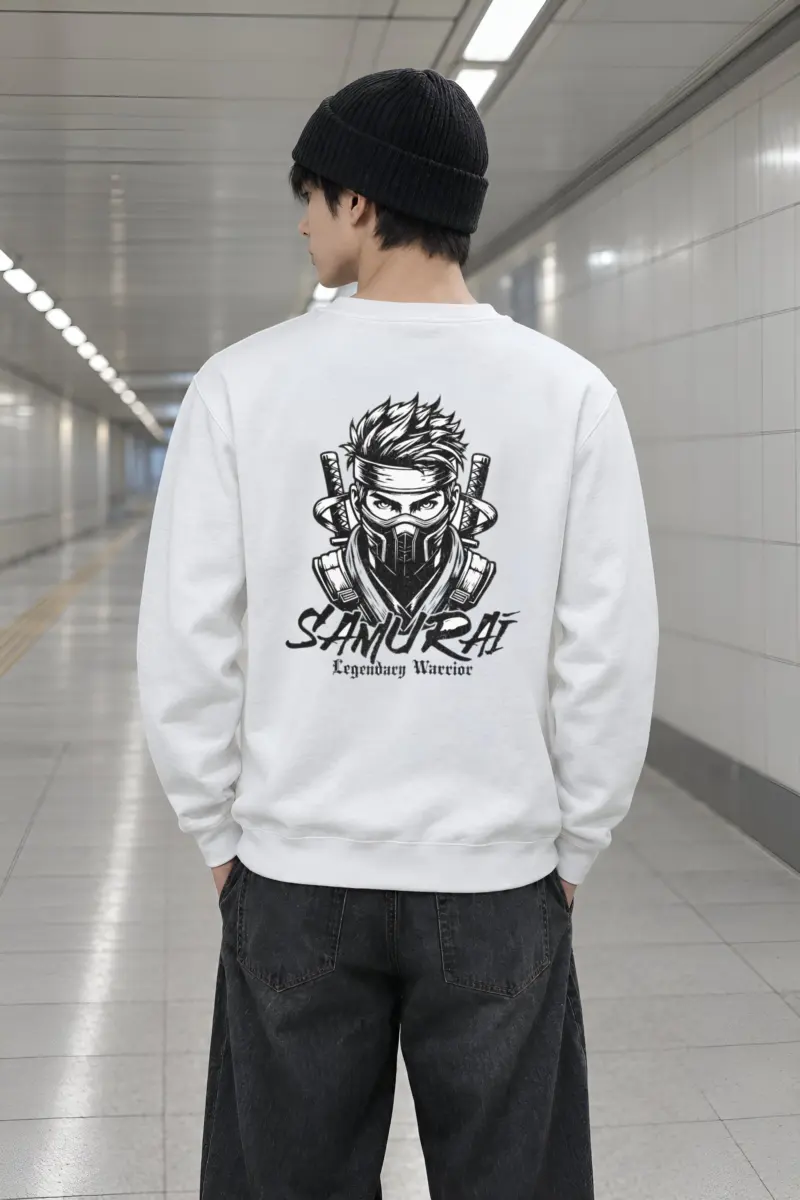 "Samurai Warrior" Heavy Blend Unisex Crewneck Sweatshirt