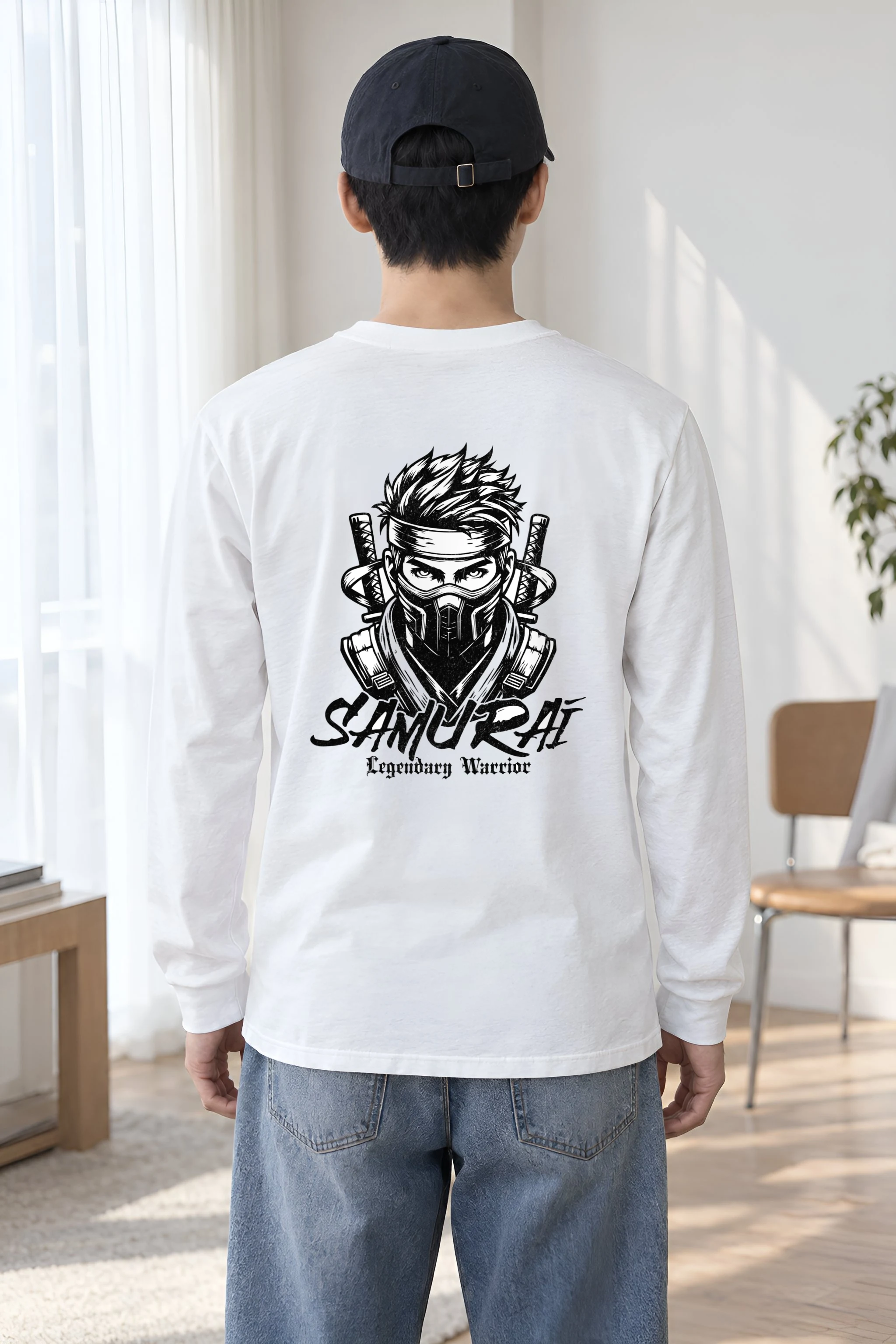 "Samurai Warrior" Unisex Longsleeve T-shirt