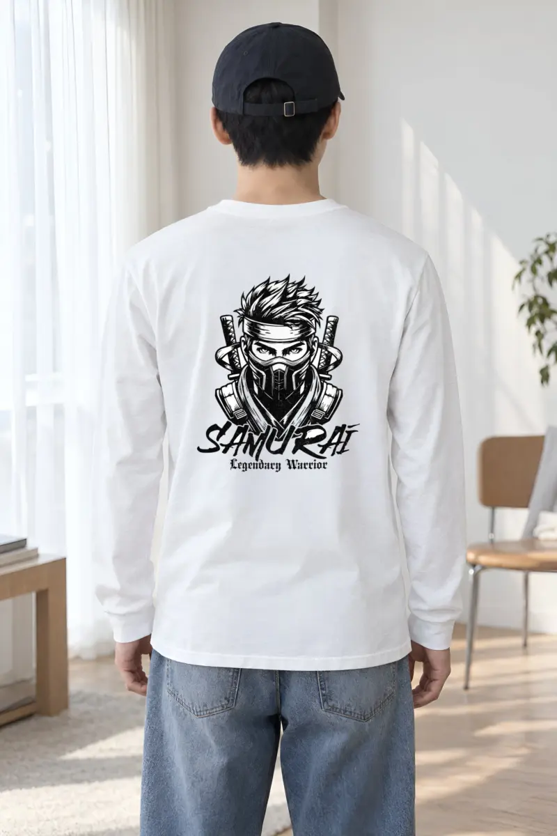 "Samurai Warrior" Unisex Longsleeve T-shirt
