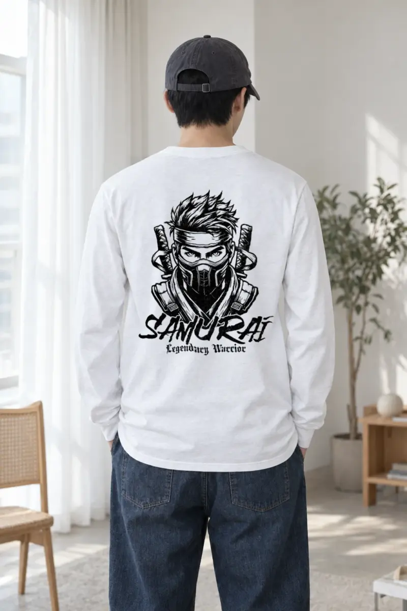 "Samurai Warrior" Unisex Longsleeve T-shirt | Gildan 2400