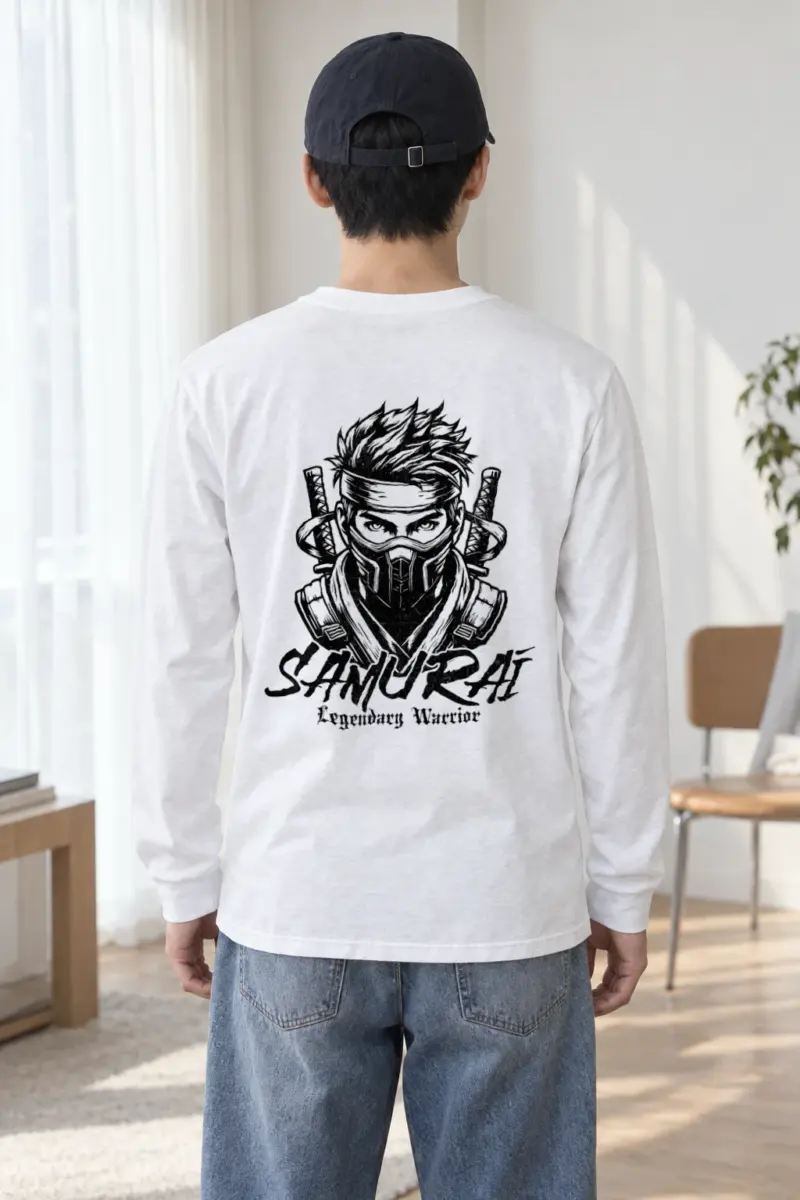 "Samurai Warrior" Unisex Longsleeve T-shirt