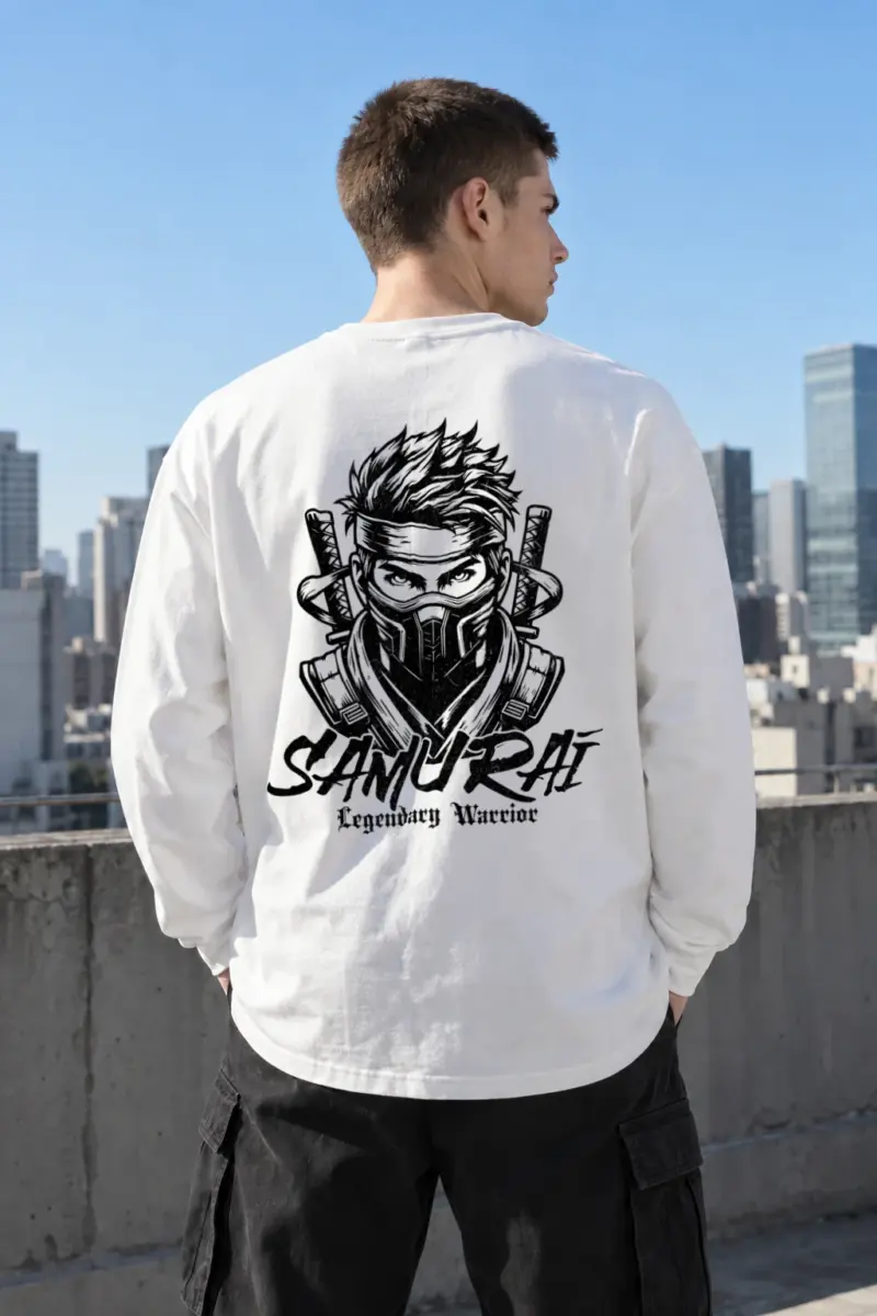 “Samurai Warrior” Unisex Longsleeve T-shirt | Gildan 2400