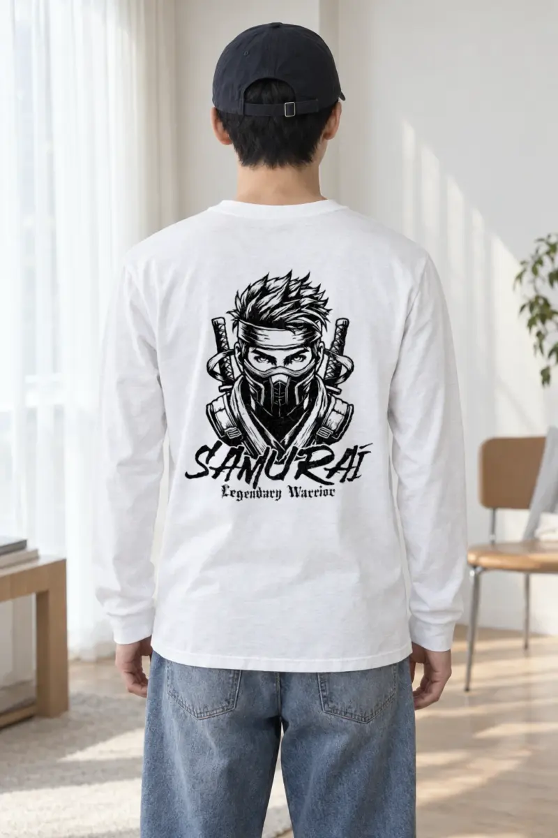 "Samurai Warrior" Unisex Longsleeve T-shirt