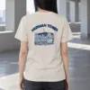 "Namsan Tower Cityscape" Heavyweight Unisex Crewneck T-shirt | Gildan 5000