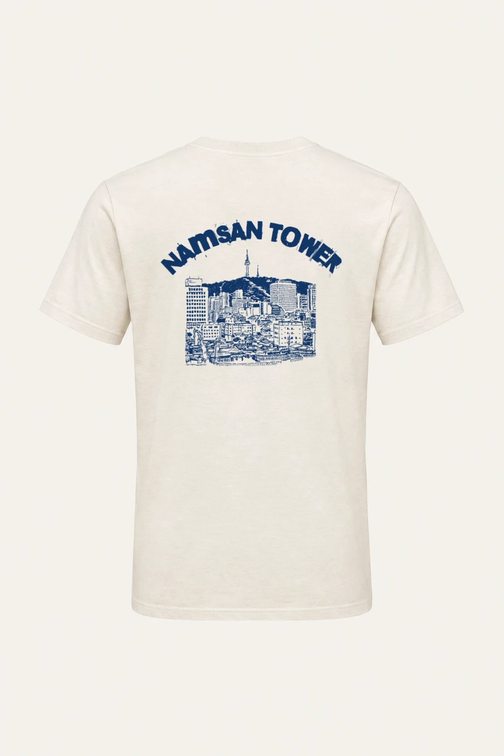 "San Antonio Skyline" Heavyweight Unisex Crewneck T-shirt | Gildan 5000