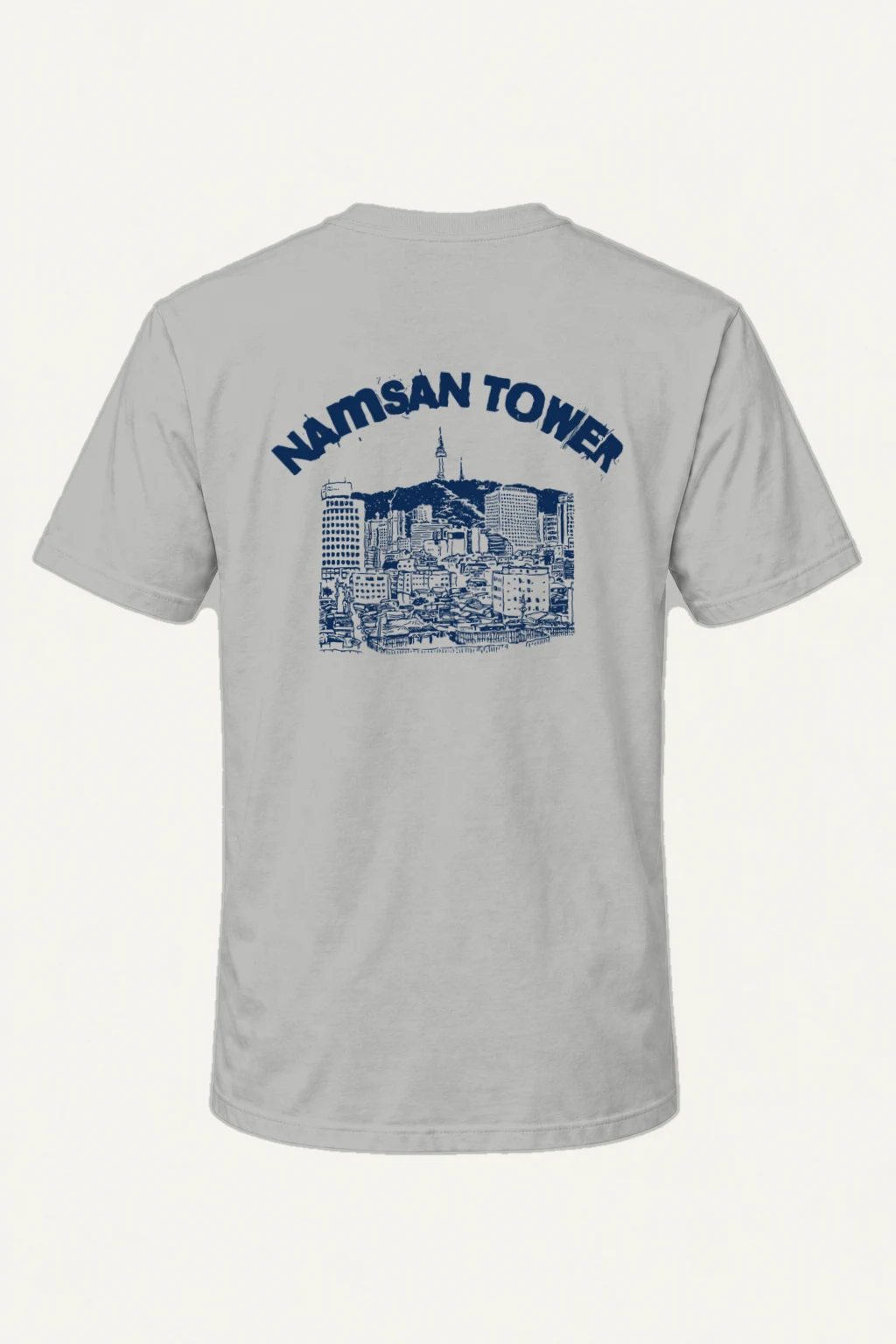 "San Antonio Skyline" Heavyweight Unisex Crewneck T-shirt | Gildan 5000