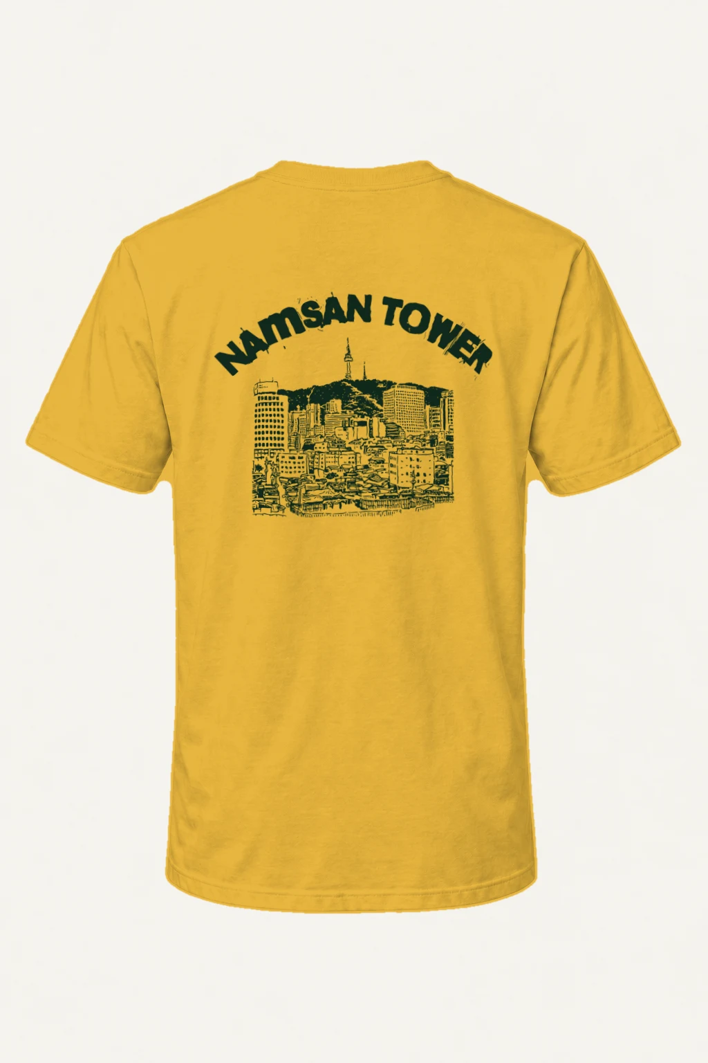 "San Antonio Skyline" Heavyweight Unisex Crewneck T-shirt | Gildan 5000