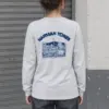 "Namsan Tower Cityscape" Unisex Longsleeve T-shirt | Gildan 2400