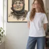 "San" Premium Wooden Framed Poster