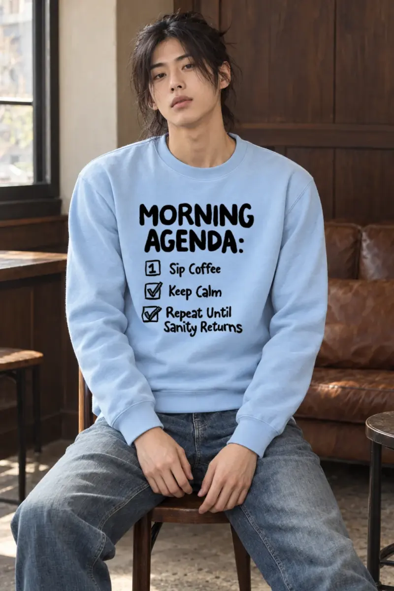 "Sanity Returns" Heavy Blend Unisex Crewneck Sweatshirt | Gildan 18000