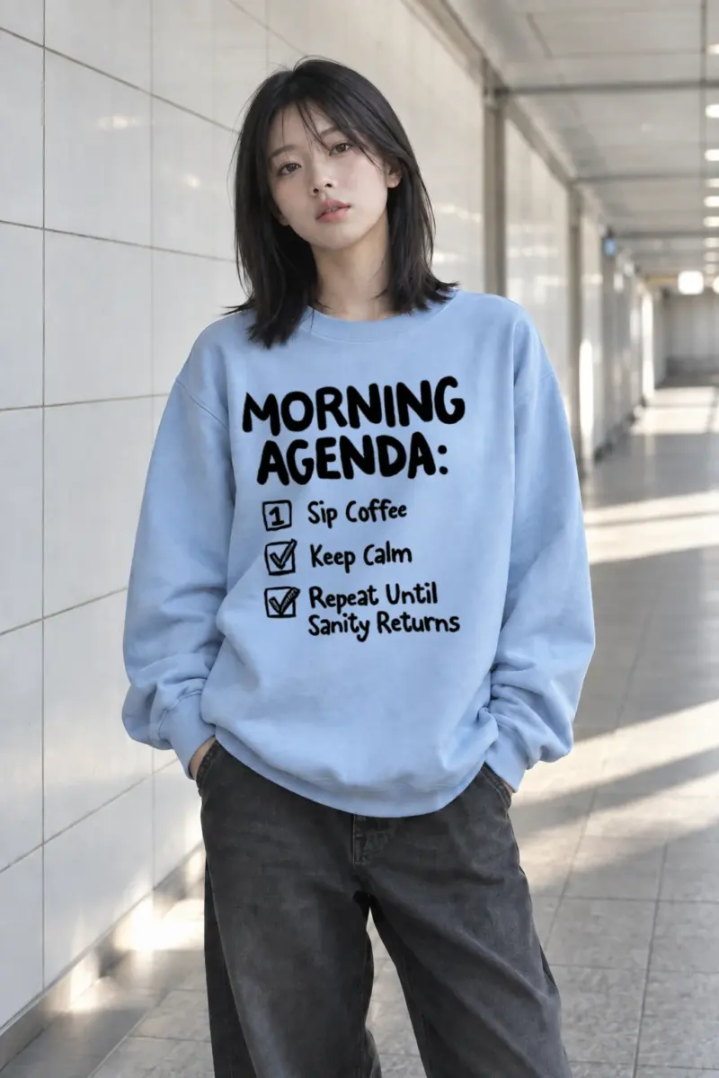 "Sanity Returns" Heavy Blend Unisex Crewneck Sweatshirt | Gildan 18000