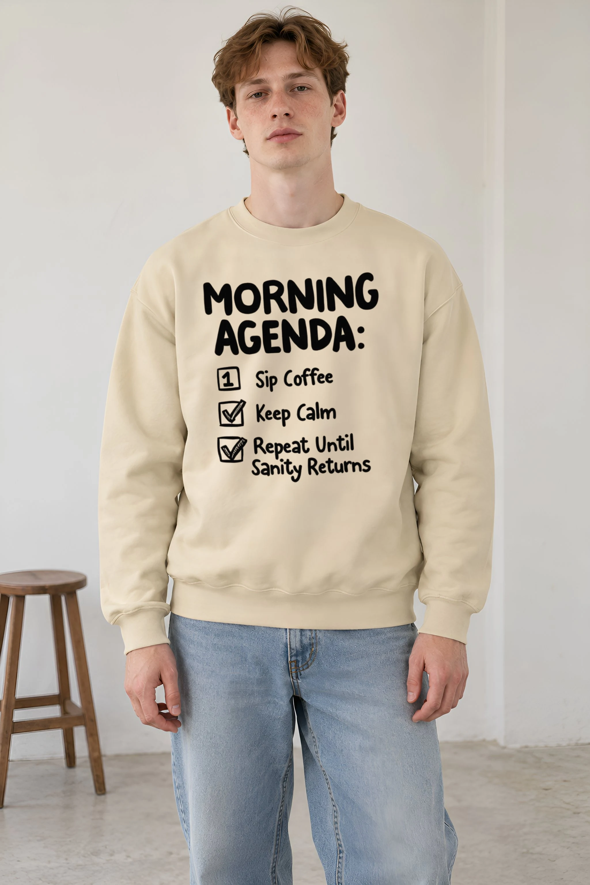 "Sanity Returns" 1 Crewneck Sweatshirt