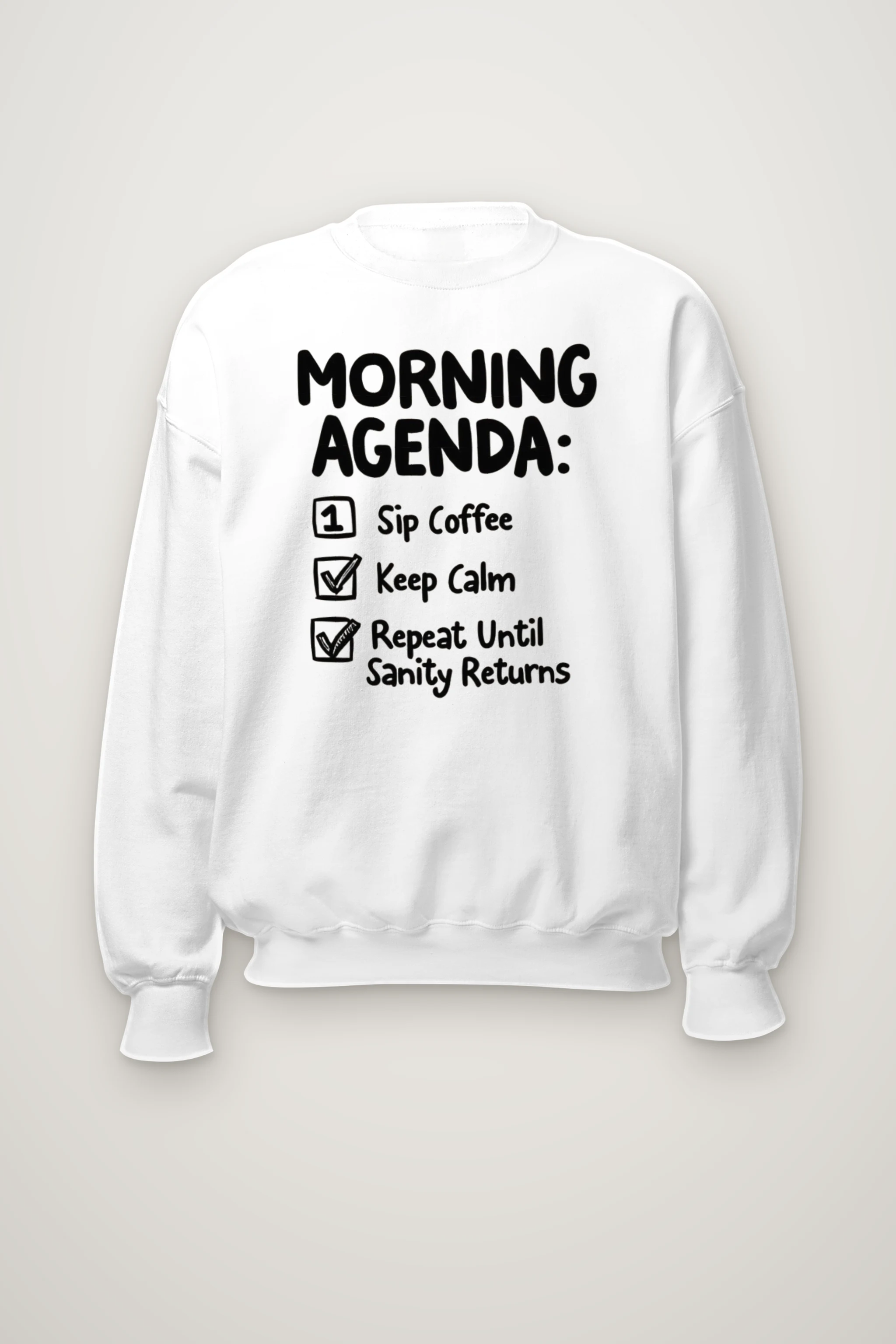 "Sanity Returns" Heavy Blend Unisex Crewneck Sweatshirt