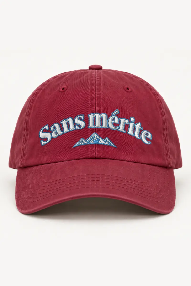 "Sans Mérite" Classic Dad Hat · Embroidered
