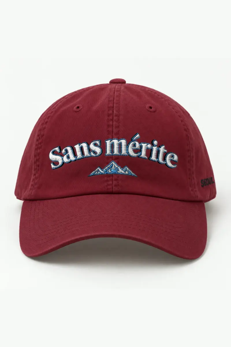 "Sans Mérite" Classic Dad Hat · Embroidered